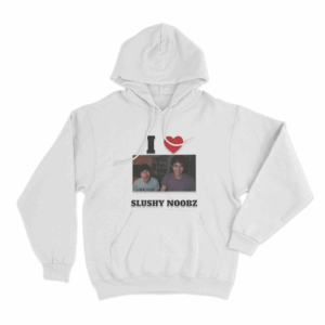 I Love Slushy Noobz Unisex Hoodie White