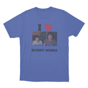 I Love Slushy Noobz Unisex T Shirt Blue