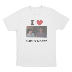 I Love Slushy Noobz Unisex T Shirt White