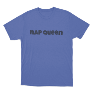 Nap Queen Unisex T Shirt Blue