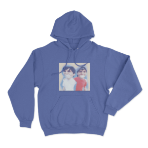 Slushy Noobz Hugging Unisex Hoodie Blue