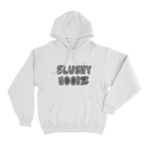 Slushy Noobz Logo Unisex Hoodie White