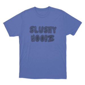 Slushy Noobz Logo Unisex T Shirt Blue