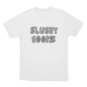 Slushy Noobz Logo Unisex T Shirt White